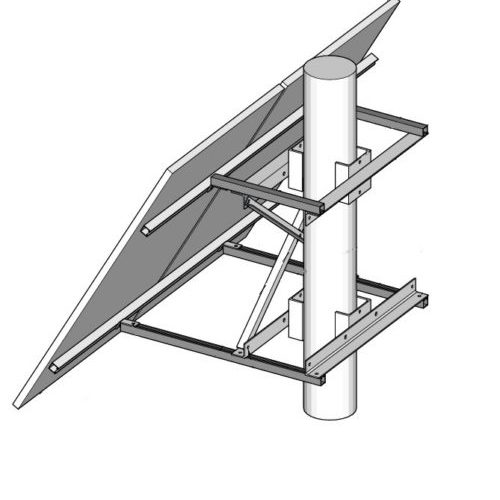 Pole Mount Solar Frame